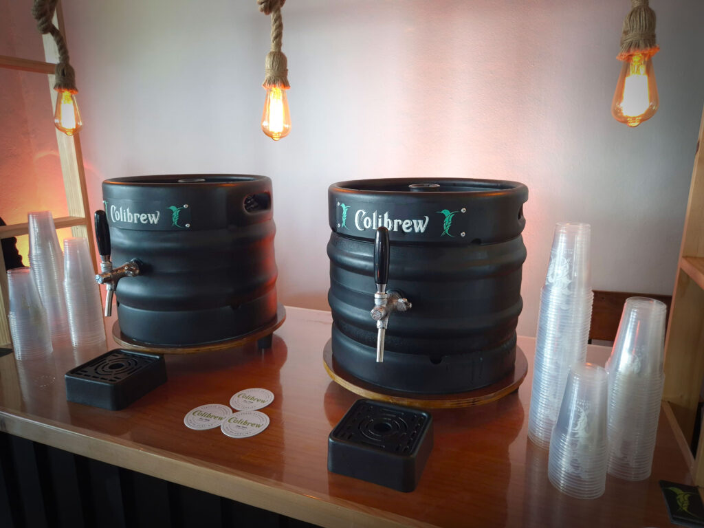 Foto da estação de chope Colibrew