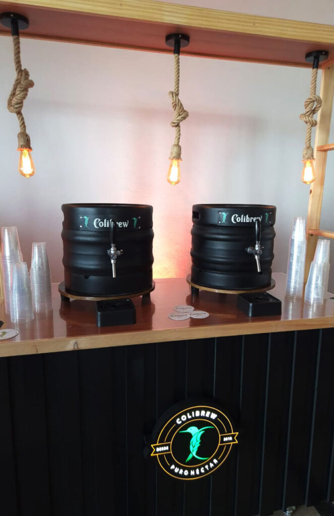 Foto da estação de chope Colibrew