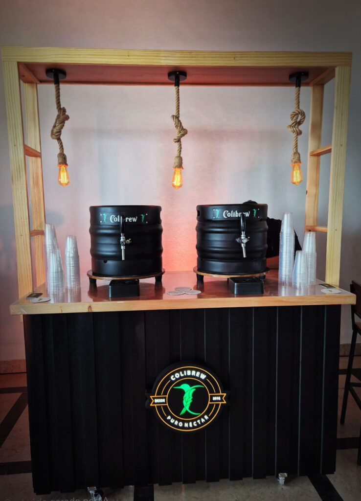 Foto da estação de chope Colibrew